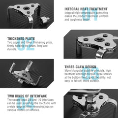 DURATECH tools in use on engine offering easier filter removal