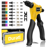 Duratl front view of tool and case showing complete kit for portability