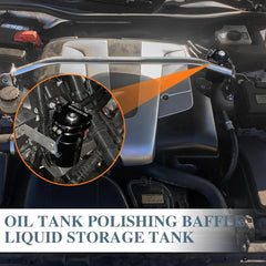DWARFOO mounted under hood demonstrating space-saving installation and cleaner intake