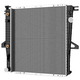 DWVO front view complete radiator showing OEM-style fit and easy replacement
