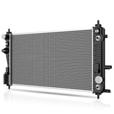 DWVO radiator front assembly showing mounting points and fit for easy replacement