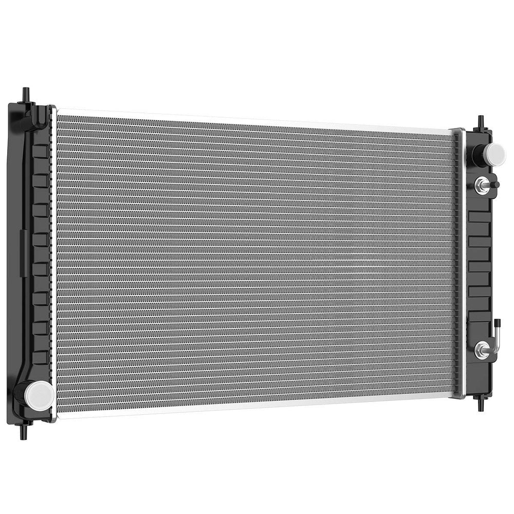 DWVO radiator front view showing fitment and mounting ease