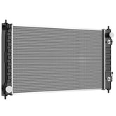 DWVO radiator front view showing fitment and mounting ease