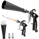 DXphita front view of the cleaning gun showing ergonomic grip and trigger for faster work