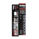 Dynamat Hoodliner front view showing full panel and adhesive backing benefit reducing noise