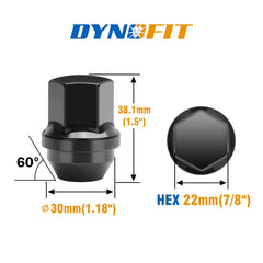 dynofit close-up of threads and 60° conical seat showing precise fit benefit