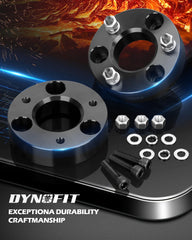 dynofit included bolts and hardware spread out showing secure high-strength fastening