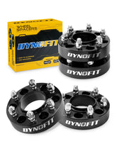 dynofit front view of four spacers showing kit and packaging with clear benefit of full set