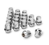 dynofit front packaging view showing chrome lug nuts and clear branding for easy identification