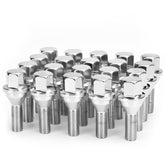 dynofit front packaging showing 20 lug bolts and chrome finish benefit increased readiness