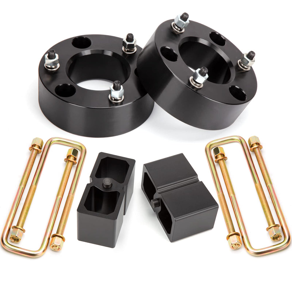 Dynofit front spacers close up showing precision and improved ride height