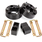 Dynofit front spacers close up showing precision and improved ride height