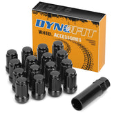 dynofit front view packaged set showing all 16 nuts and included key for secure fit