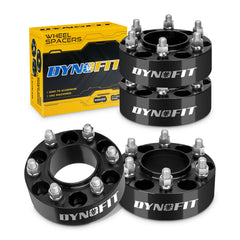 dynofit front view of wheel spacer kit showing neat packaging and quick install benefit