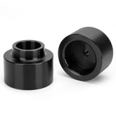 dynofit front packaging showing complete rear lift kit and parts, durable finish benefit