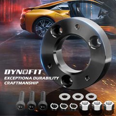 dynofit strut spacer mounted on truck illustrating improved front clearance benefit