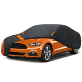 DYTARGET front view on coupe showing full coverage and paint protection