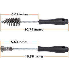 E-cowlboy close-up flat-bottom brush scrubbing injector cup faces for cleanliness