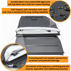 E-cowlboy dual internal slots with freedom panels inserted for secure separation