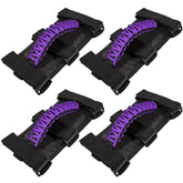 E-cowlboy purple grab handles front pack showing four handles and packaging benefit durability