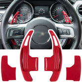 E-cowlboy front view of red paddle trim showing sporty finish and fit