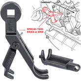E-cowlboy front view of tool showing overall shape and durability benefit