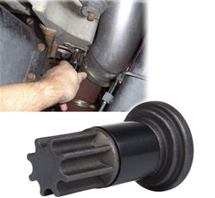 E-cowlboy gear puller closeup highlighting heavy-duty flange and safe pull action