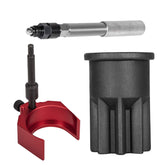 E-cowlboy timing pin front view showing durable steel for precise TDC location