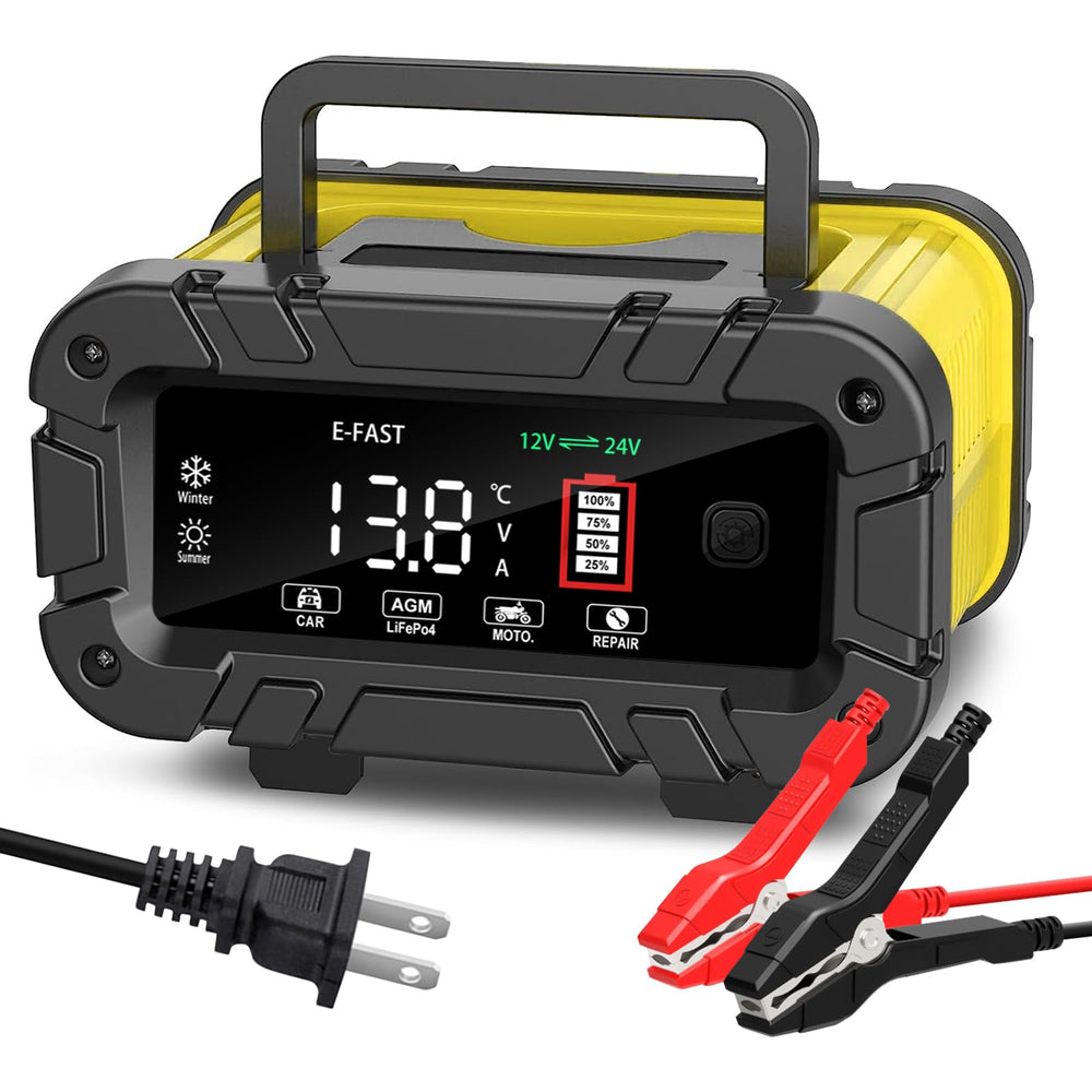 E-FAST front panel showing controls and ports for fast charging benefit