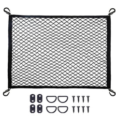 E KAINI front view cargo net installed keeping trunk items organized