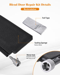 E-Shin blend door assembly close-up showing durable construction and accurate fit