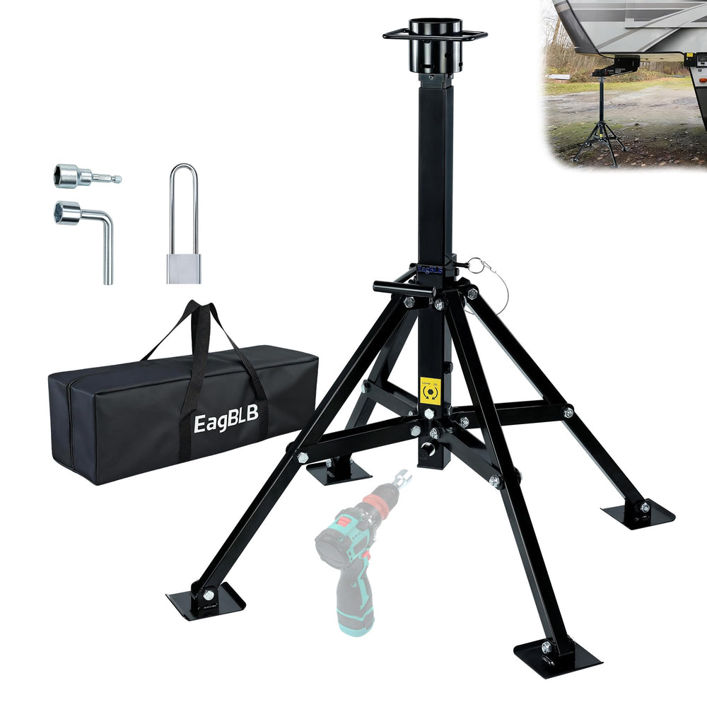EagBLB quadripod front view showing robust four-leg stability and secure support