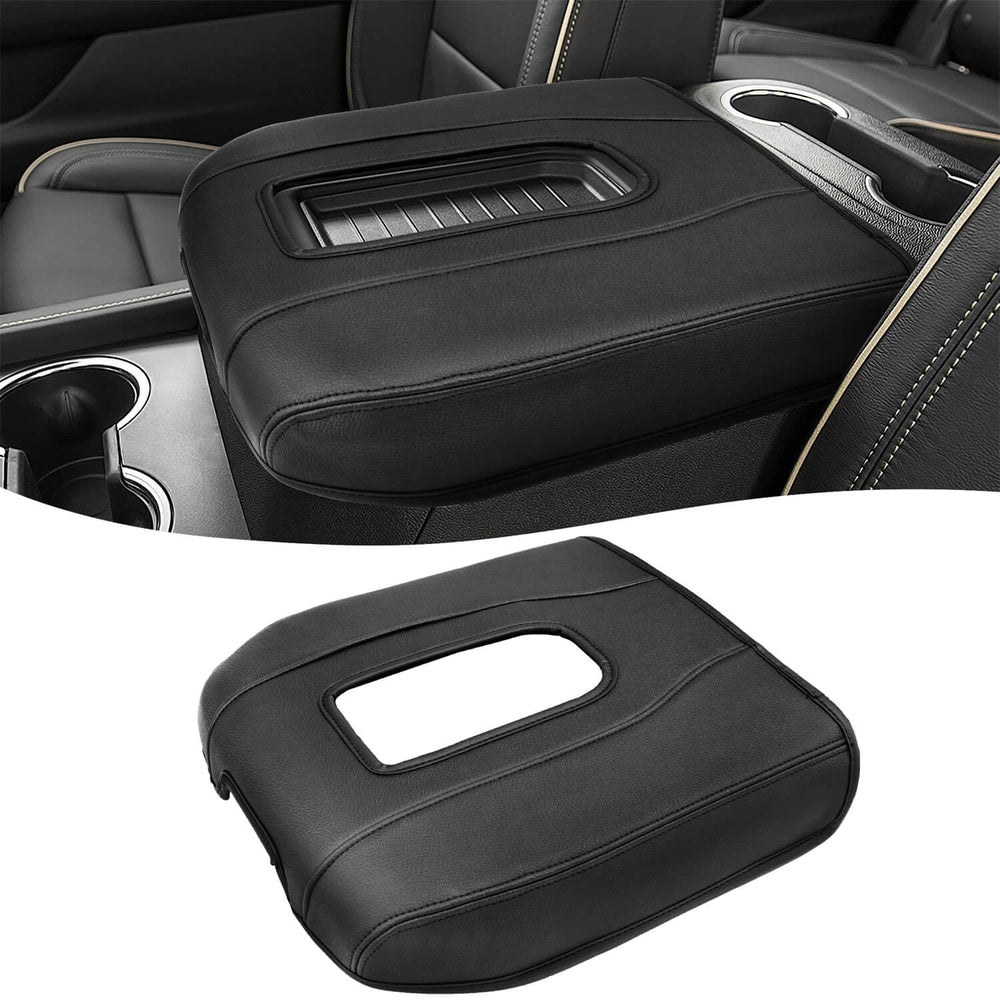 Eaglecover front view of console cover showing clean black fit and protection