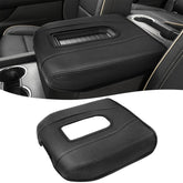 Eaglecover front view of console cover showing clean black fit and protection
