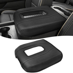 Eaglecover front view of console cover showing clean black fit and protection