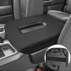 Eaglecover front view on Silverado console protects armrest from wear