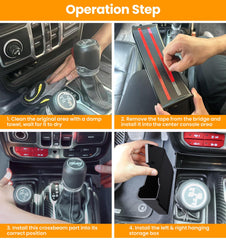 Eamplest assembled in Jeep interior showing seamless fit and easy access