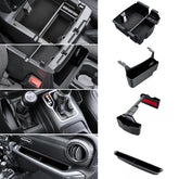 Eamplest front view console insert showing neat compartments and clean fit