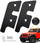 Eamplest front view of visor clip showing clean factory-like fit and improved stability