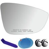 EAP passenger right mirror front view showing glass and convex field benefits