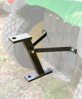 Eapele front view of hitch showing mounting holes and tow opening for reliable towing