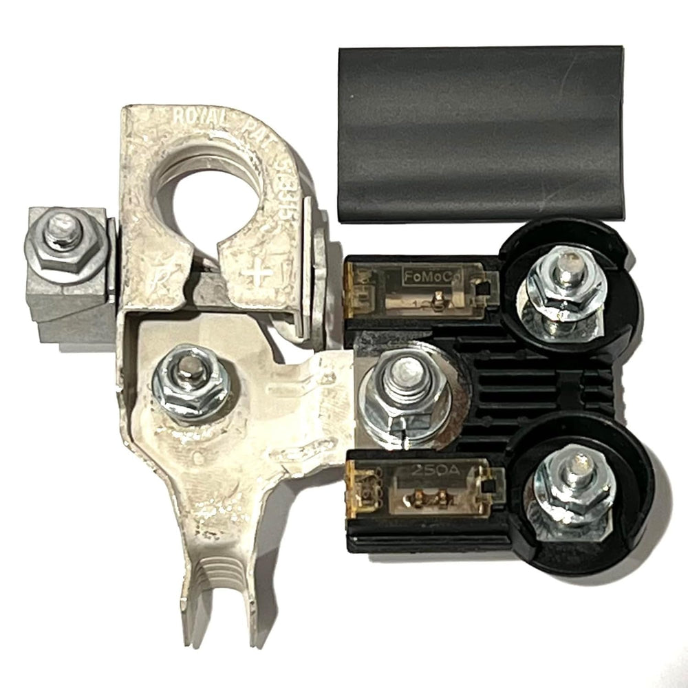 EAPP main fuselink front assembly showing clean OEM fit and clear connectors for reliable power