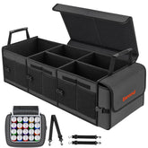EAROND front view open showing compartments and cooler for organized cargo