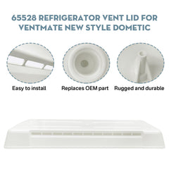 Earthtec lid mounted on RV roof showing correct installation and protection