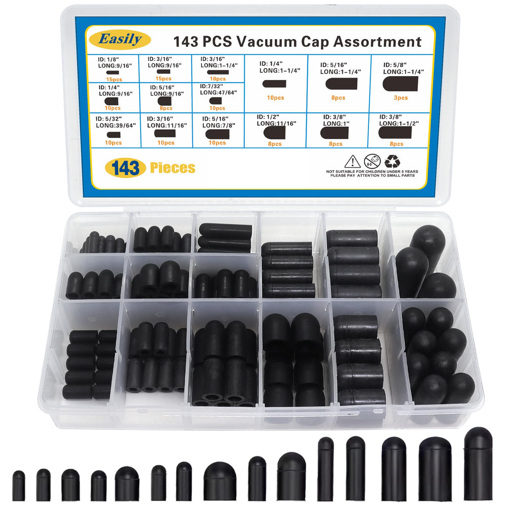 Easily front packaging and organizer showing full kit and quick selection benefit