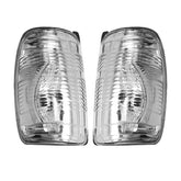 EATAKWARD front view of both mirror signal lenses showing clean fit