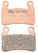 EBC FA296HH front view showing pad set and backing plates for easy fit