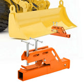 EBESTTECH front view of bucket hitch showing sturdy construction and secure mount
