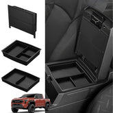Ecarzo front view installed in Tacoma showing clean organized console