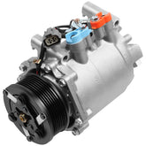 ECCPP front view of AC compressor showing mounting for easy replacement and reliable fit
